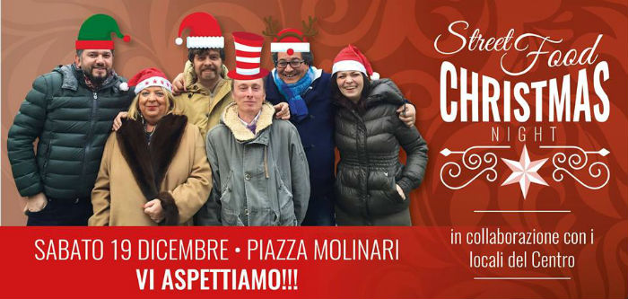 Sabato 19 Dicembre Street Food Christmas Night in Piazza Molinari a Fiorenzuola!